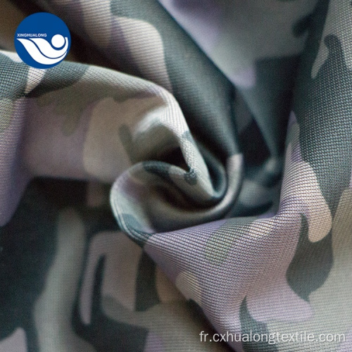 Tissu non tissé imprimé en polyester camouflage